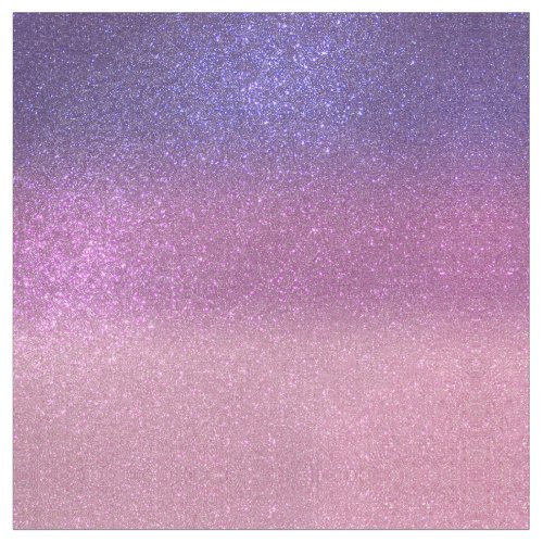 Violet Princess Blush Pink Triple Glitter Ombre Fabric