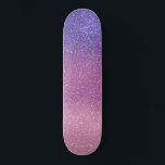 Violet Princess Blush Pink Triple Glitter Ombre Skateboard<br><div class="desc">This girly and chic design is perfect for the girly girl. It depicts faux printed sparkly triple sparkly glitter ombre gradient of violet purple, princess pink, and blush pink. It's pretty, modern, trendy, and unique. ***IMPORTANT DESIGN NOTE: For any custom design request such as matching product requests, color changes, placement...</div>