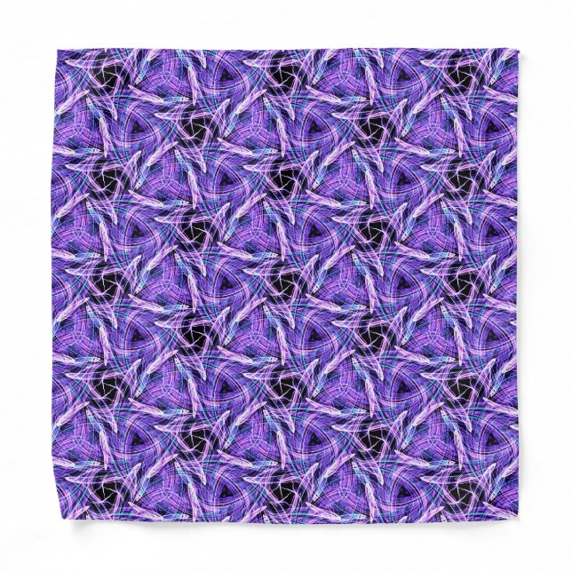 Violet Pulse Bandana (Front)