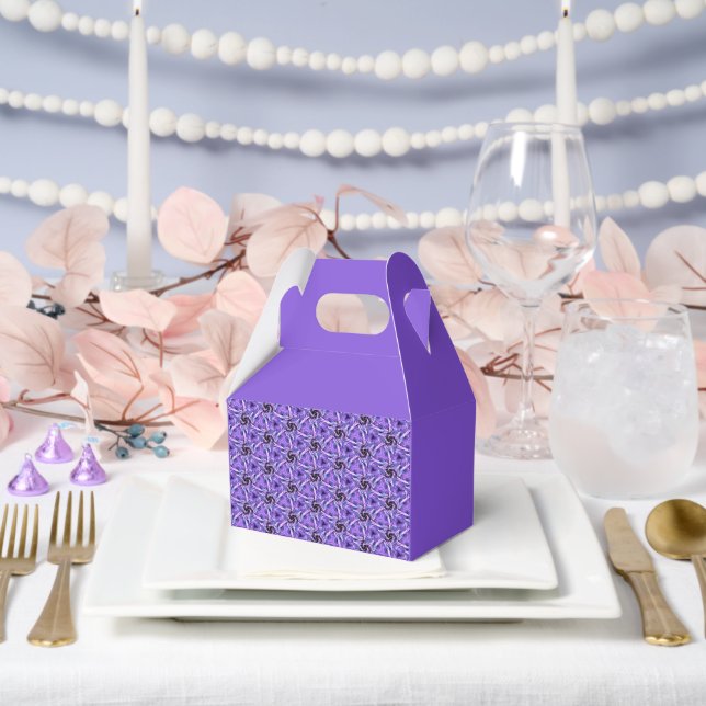 Violet Pulse Favor Boxes (Wedding)