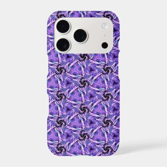 Violet Pulse Iphone Case (Back)
