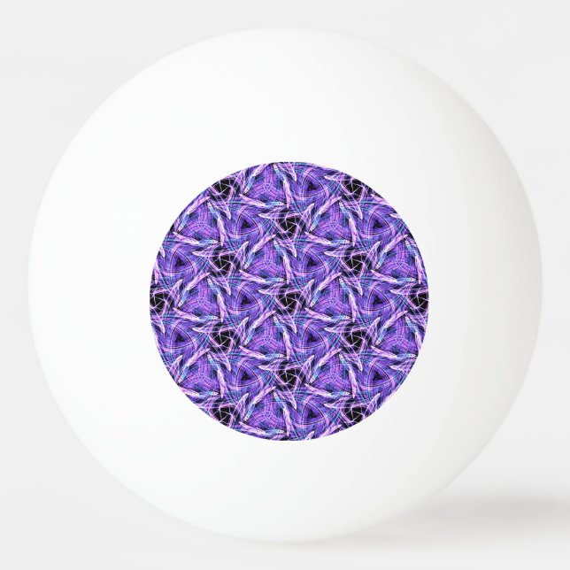 Violet Pulse Ping Pong Ball (Front)