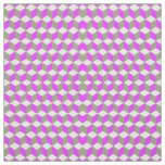 Violet Purple And Grey Isometric Cube Pattern Fabric