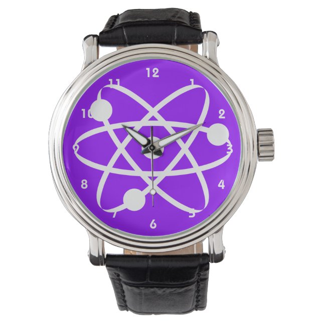 Violet Purple Atom Watch (Front)