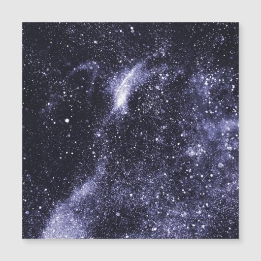 Violet purple black abstract galaxy (Front)