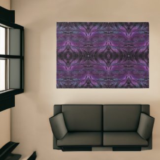 Violet Purple blue black feather texture abstract