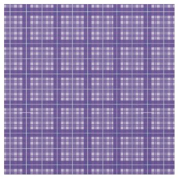 Violet Purple Bright Gingham Plaid Tartan Fabric by LifeOfRileyDesign at Zazzle