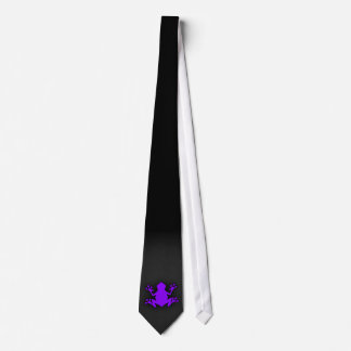 Violet Purple Frog Tie