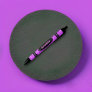 Violet Purple Glitter Crayon Custom Name Push Pen