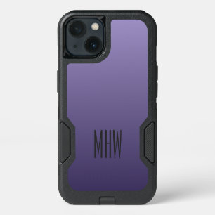 Violet Purple Gradient custom monogram phone cases