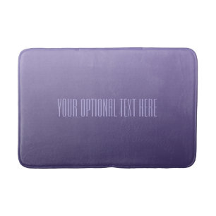 Violet Purple Gradient custom text bath mats