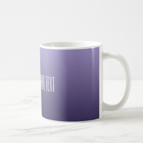 Violet Purple Gradient custom text mugs