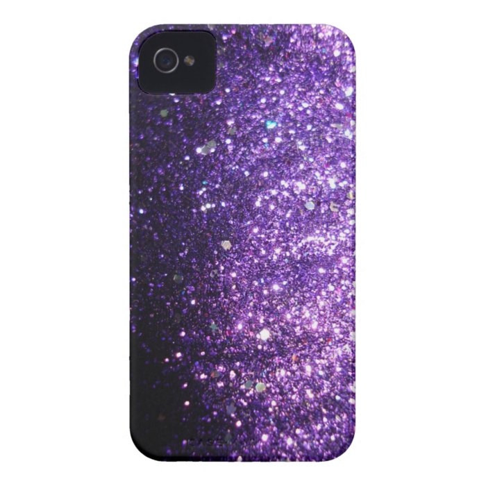 Violet Purple iPhone Sparkle Glitter Case | Zazzle