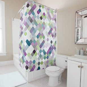 INTERESTPRINT Novelty Shower Curtain Bathroom Sets Funny Fabric Home Bath Decor 70 X 69 Inches Halloween Zigzag Chevron Halloween