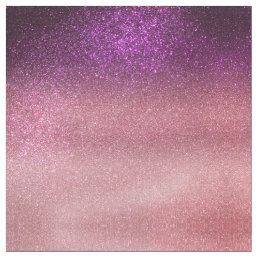 Violet Purple Pink Triple Glitter Ombre Gradient Fabric