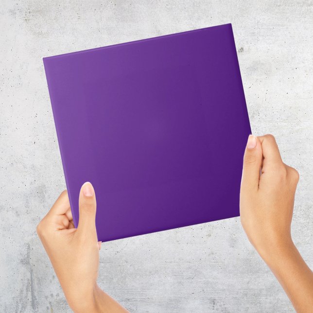 Violet Purple Solid Color Tile (Violet Purple Solid Colour Tile plain ans simple )