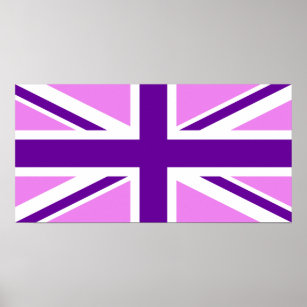 purple union jack flag