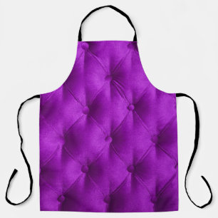 Violet purple velvet capitone textile background,  apron