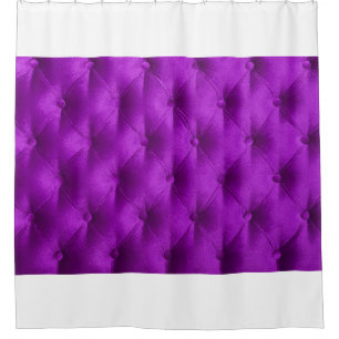 Violet purple velvet capitone textile background,  shower curtain
