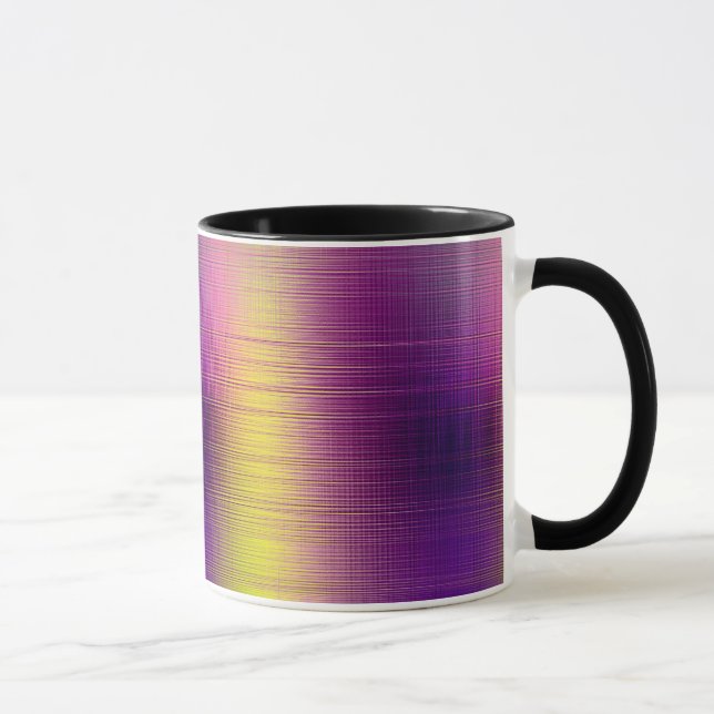 Violet Radio Waves Mug (Right)