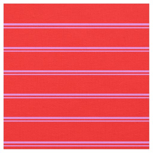 Violet & Red Stripes/Lines Pattern Fabric