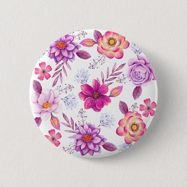 Violet rose button (Front)