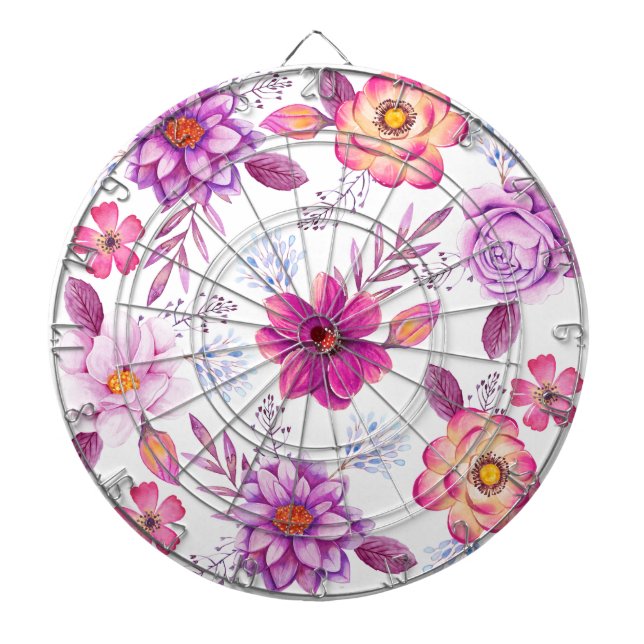 Violet rose dart board (Front)
