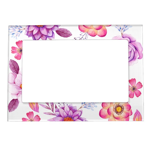 Violet rose magnetic frame (Front)