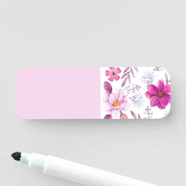 Violet rose name tag (In Situ)