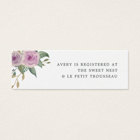Violet &amp; Sage Bridal Registry Insert Cards