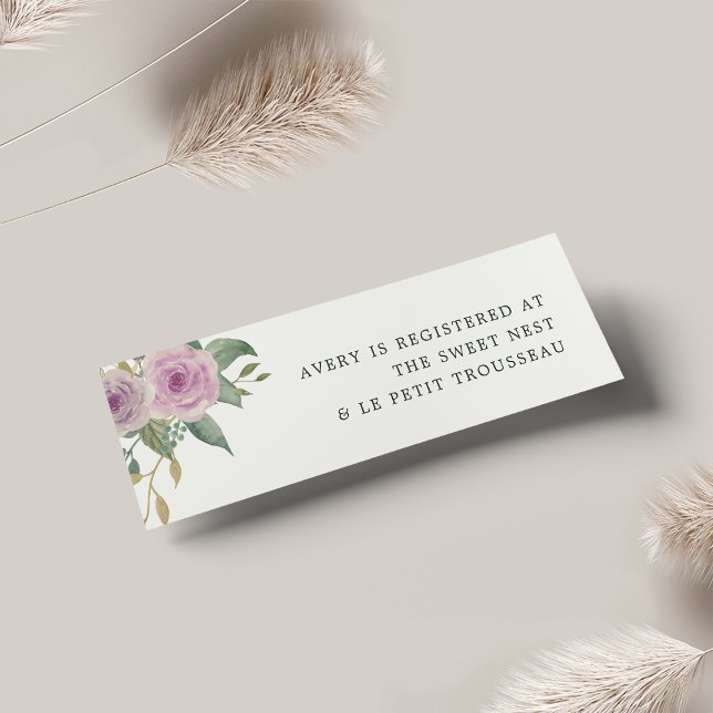 Violet & Sage Bridal Registry Insert Cards (Creator Uploaded)