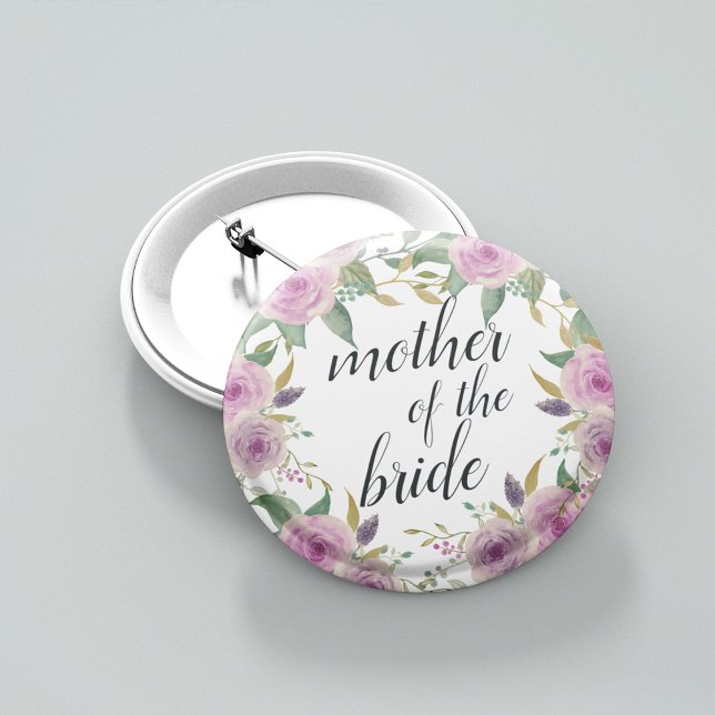 Violet & Sage Mother of the Bride Button (Creator Uploaded)