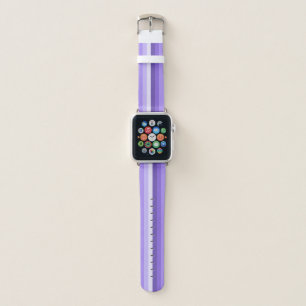 Violet shadow stripes apple watch band