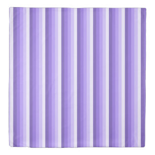 Violet shadow stripes duvet cover