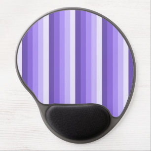 Violet shadow stripes gel mouse pad