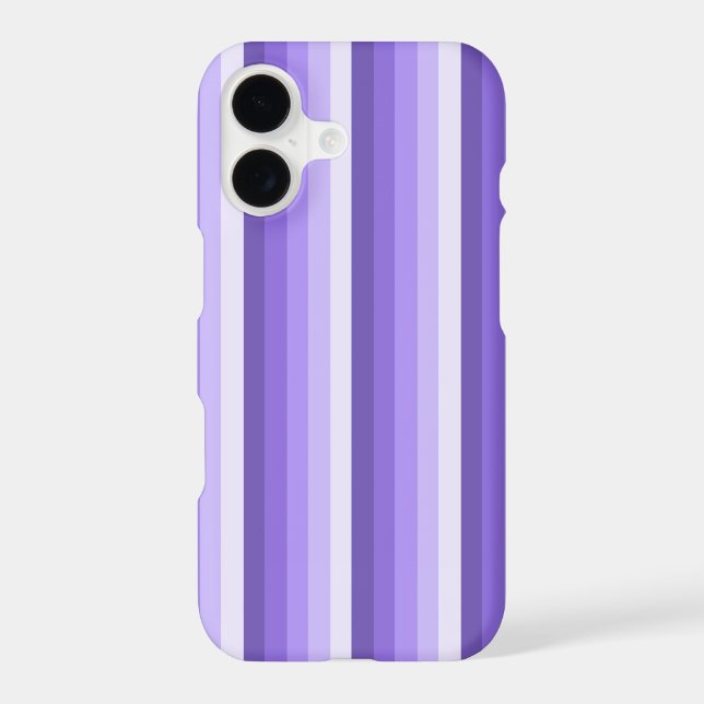 Violet shadow stripes iphone case (Back)