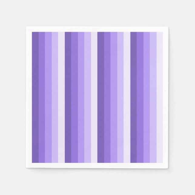 Violet shadow stripes napkins (Front)
