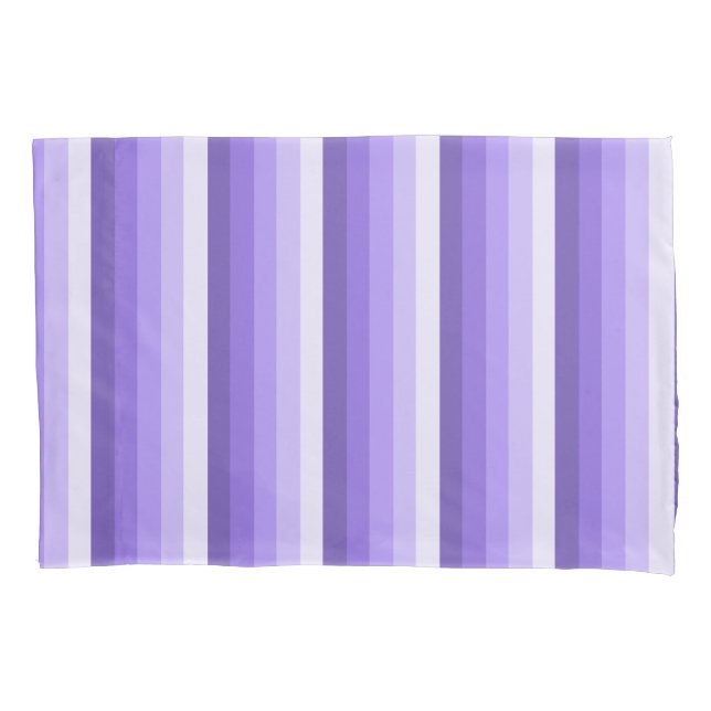 Violet shadow stripes pillow case (Front)