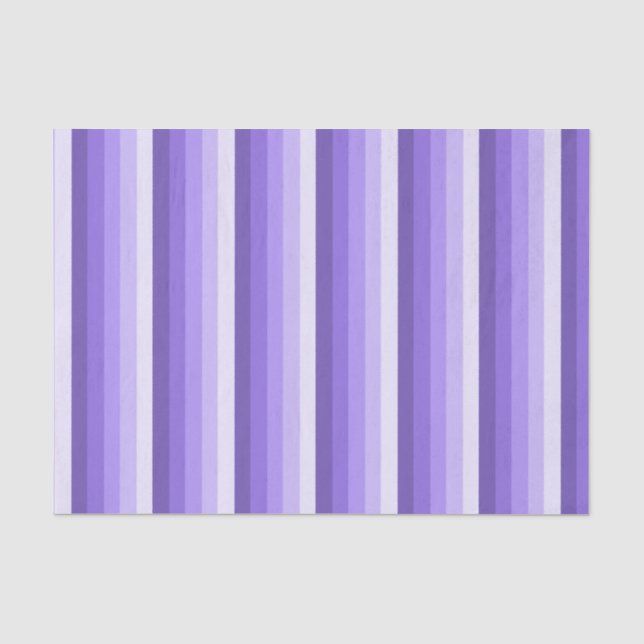 Violet shadow stripes tissue paper (Front)