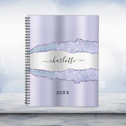 Violet silver agate marble name 2024 planner