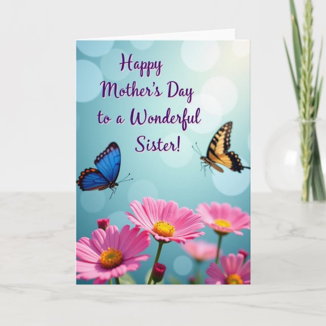 Violet Sisters Day Card (Front)