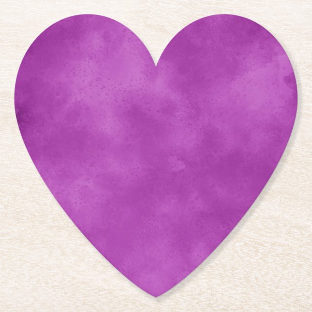 Violet Sky Paper Coaster (Front)