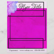 Violet Solid Template Pad Event Flyer
