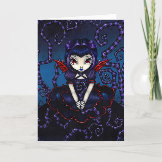 "Violet Sometimes" Greeting Card