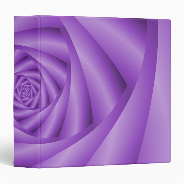 Violet Spiral Binder (Front/Spine)