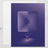 Violet square flower (Front/Back)