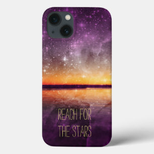 Violet Stars And Sunset Lake iPad Case