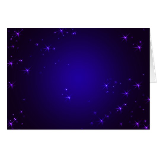 Violet Stars (landscape) Cards (Front Horizontal)
