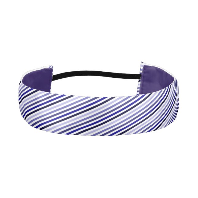 Violet Striped Headband (Front)