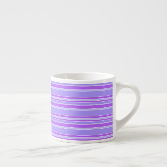 Violet stripes espresso cup (Right)